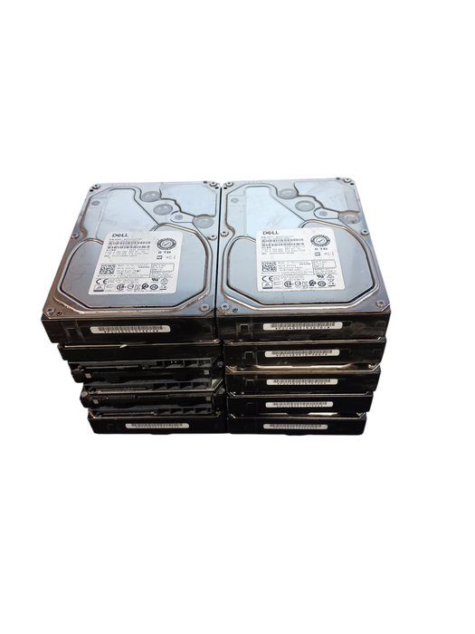 Lot of 10x 8TB SAS 3.5" 12Gb/s Assorted Brand/Model HDDs