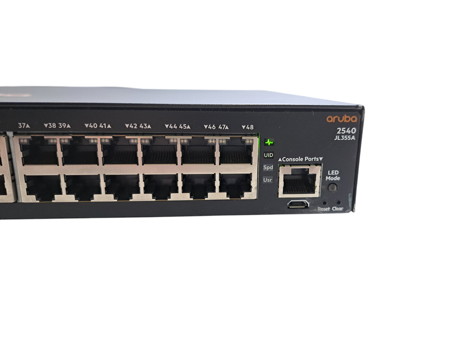 Aruba 2540 48G 4SFP+ JL355A | 48-Port Gigabit 4x 10G SFP+ Managed Switch )