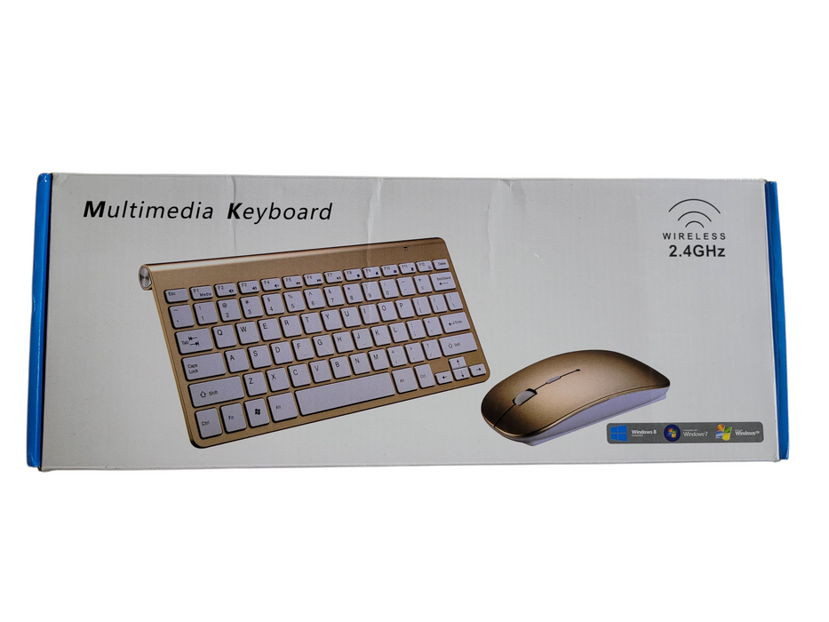 Wireless Multimedia Keyboard & Mouse