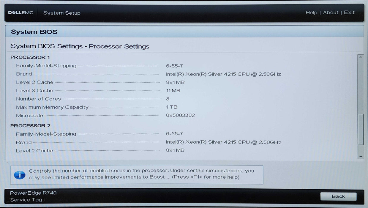 Dell PE R740 2U 8x2.5", 2x Xeon Silver 4215, 64GB DDR4, 4x 960GB SSD SAS
