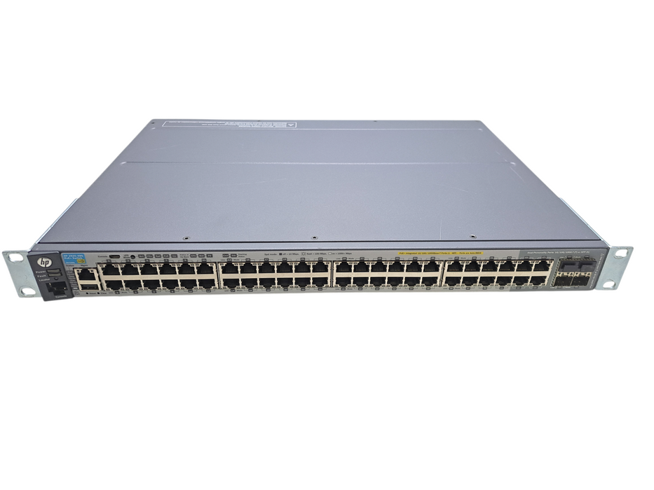HP J9729A 2920-48G-POE+ Switch w/ J9733A Stacking Module, 1x PSU )