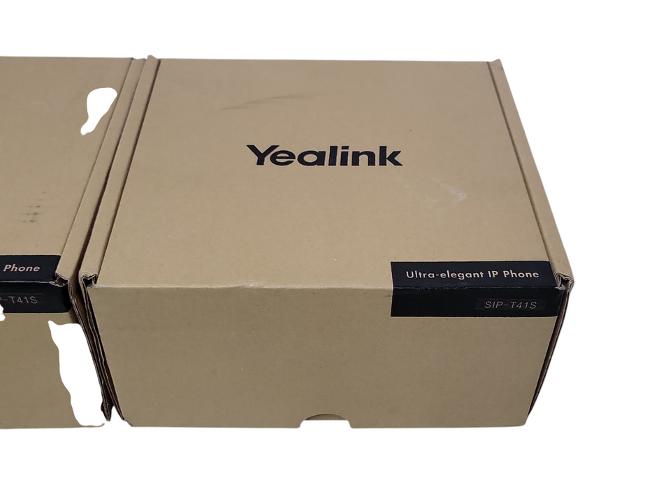 Lot of 2x Open-Box 3141018040806444 Yealink Ultra Elegant IP Phone SIP-T41S _