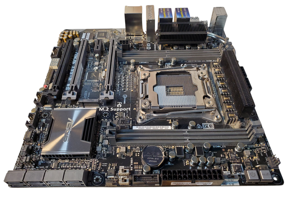 ASUS X99-M WS Motherboard LGA2011 DDR4 1×M.2 8×SATA III Micro ATX