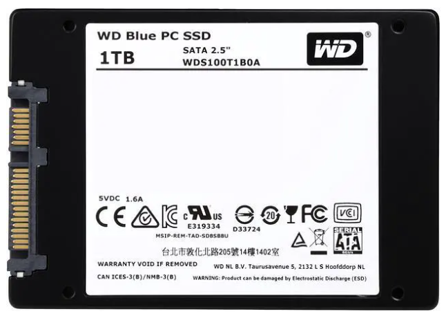 Lot 11x 1TB WD WDS100T1B0A  SATA 2.5'' 7mm SSD Solid State Drive