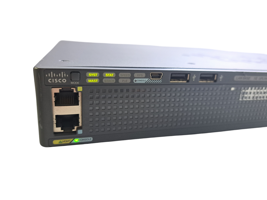 Cisco WS-C2960X-24PS-L V02 | 24-Port Gigabit PoE+ 370W Switch | 4x SFP