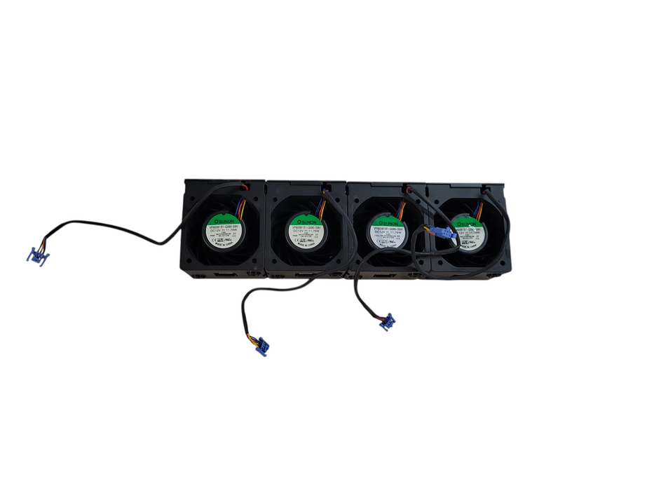 Lot of 4x - Dell R540 R540xd 2nd CPU Cooling Fan H3H8Y  %
