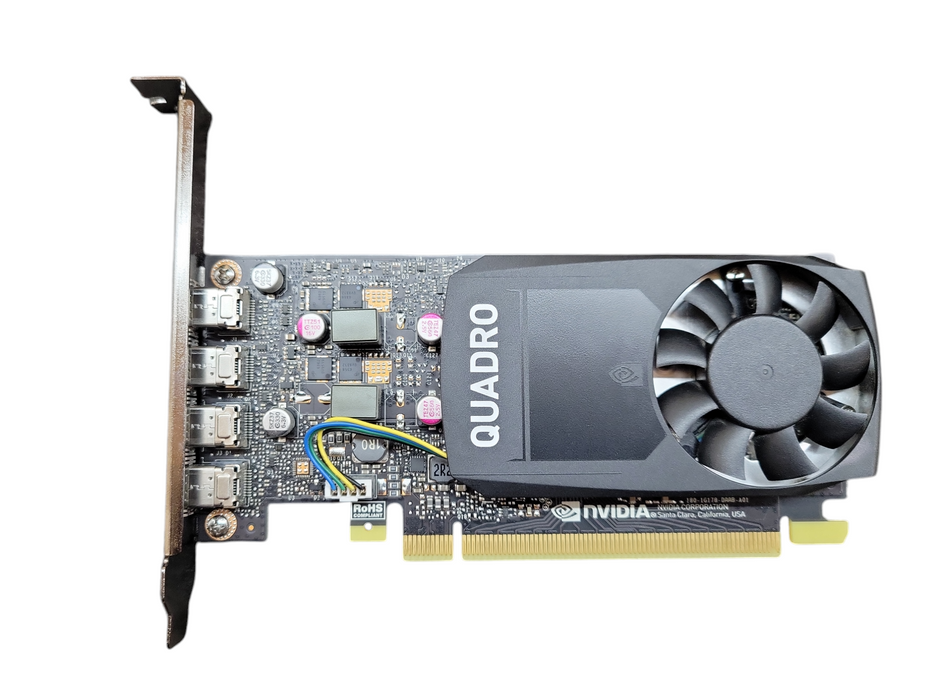 NVIDIA Quadro P620 2GB GDDR5 Graphics Card | 4x Mini DP !