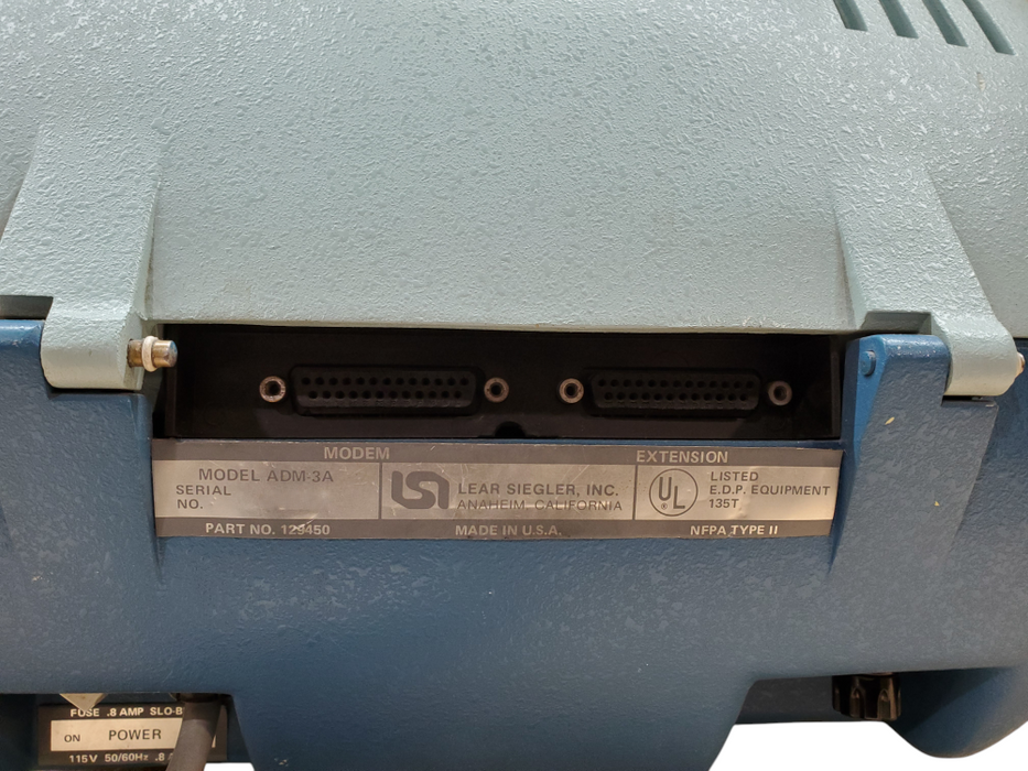 Vintage Lear Siegler ADM-3A Computer Terminal *READ*