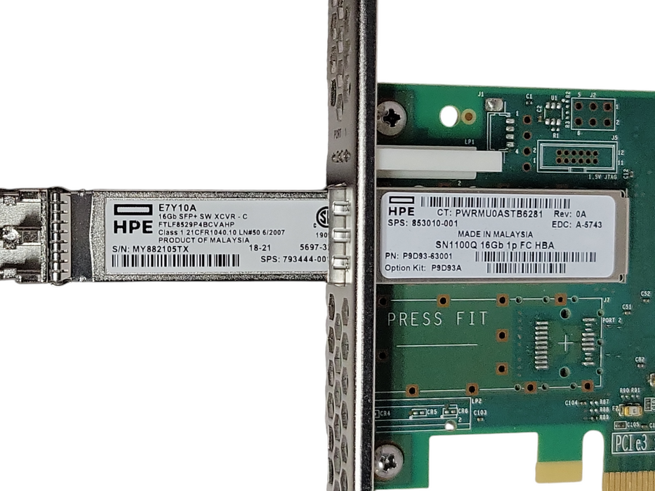 HPE QLE2690-HP 16Gb 1-Port FC HBA 853010-001 P9D93A High Profile _