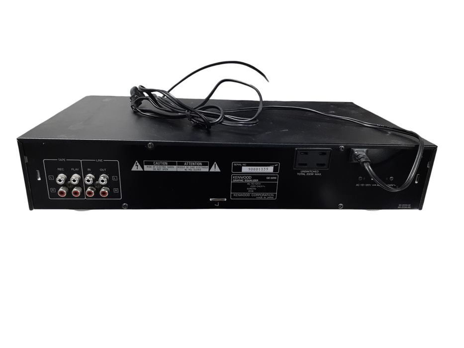 Kenwood GE-5010 Stereo Graphic Equalizer