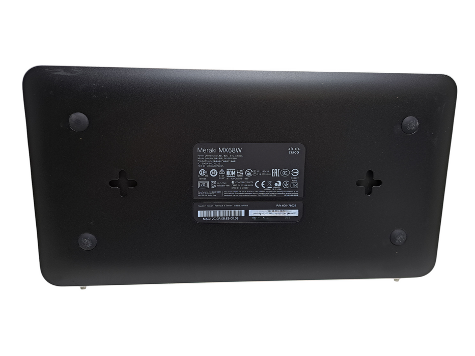 Cisco Meraki MX68W-HW | Wireless Security Appliance (UNCLAIMED) Q)