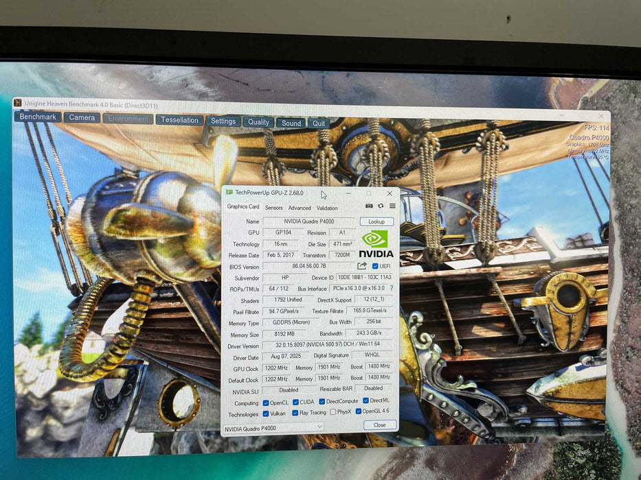 NVIDIA Quadro P4000 8GB Graphics Card HP OEM  -