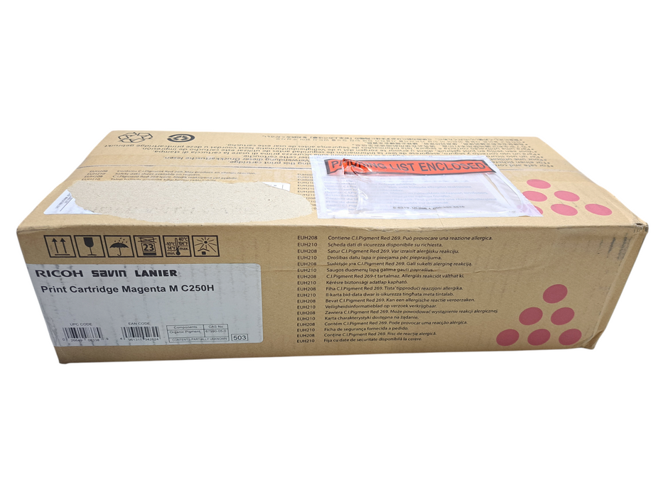 Genuine Ricoh M C250H Magenta Toner Cartridge 408338 )