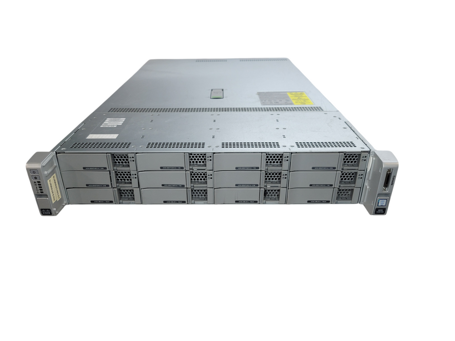 Cisco UCS C220 M4 - 2X Xeon E5-2620 v3 48GB DDR4 12G SAS MR 2x1200W PSU %