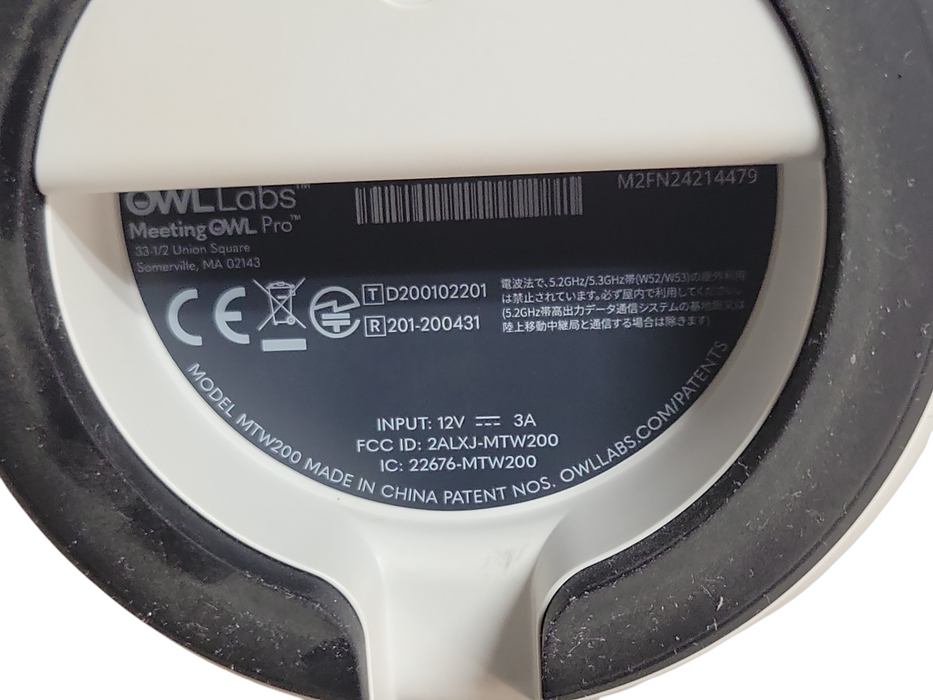 OWL LABS Meeting Owl Pro 1080p Smart Conference Camera MTW200, READ _