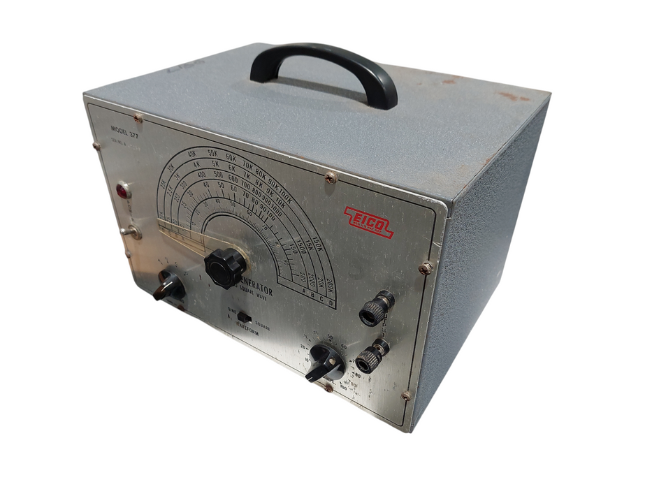 EICO Audio Generator Sine & Square Wave Model: 377  =