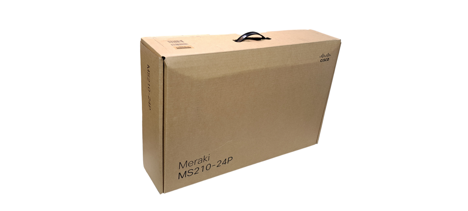 Cisco Meraki MS210-24P-HW 24x 1GE POE+ 4x 1G SFP 1U Cloud Switch UNCLAIMED Q
