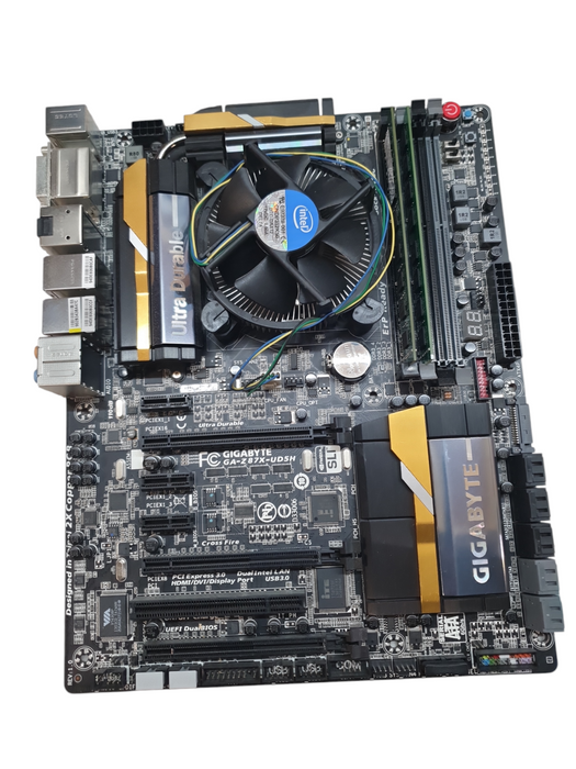 Gigabyte GA-Z87X-UD5H, LGA 1150, ATX, i7-4770K @ 3.5GHz, 16GB DDR3, No I/O