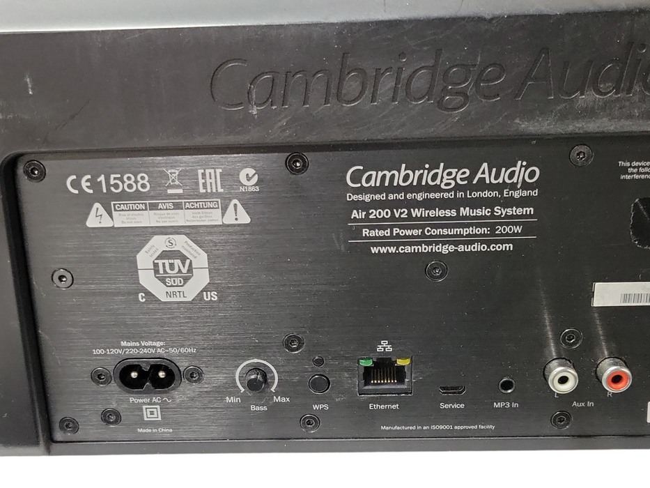 Cambridge Audio Air 200 v2 wireless Bluetooth sound system/Speaker _