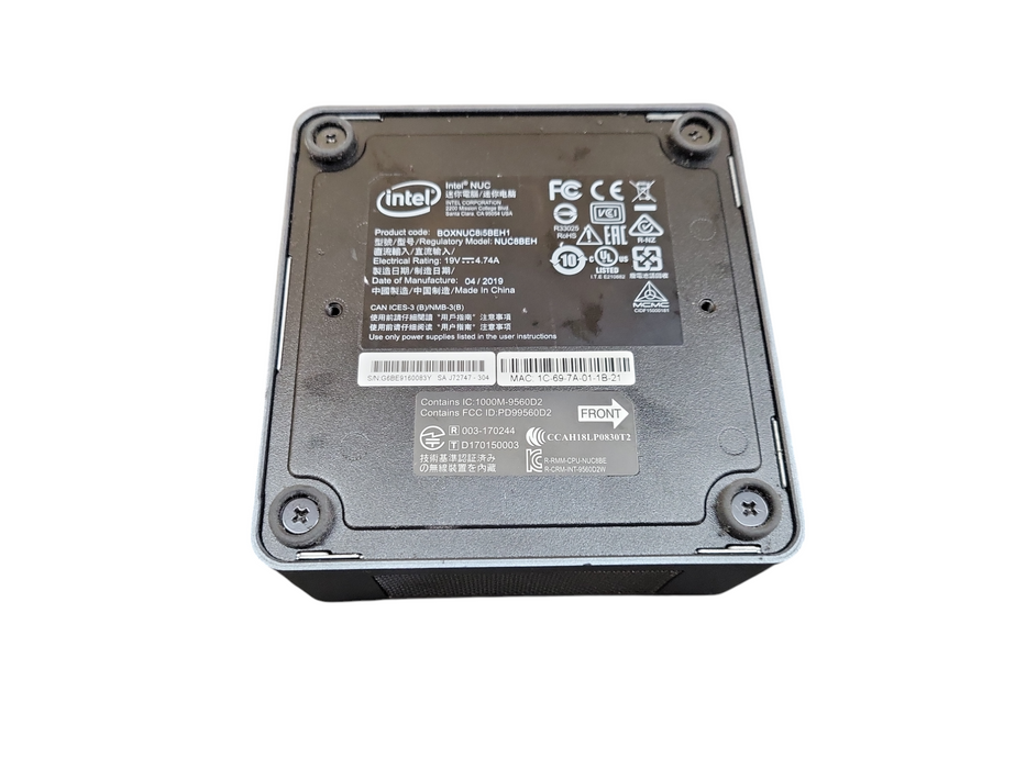 Intel NUC NUC8BEB Mini PC i5-8295U|12gb DDR4 RAM|250gb NVMe !