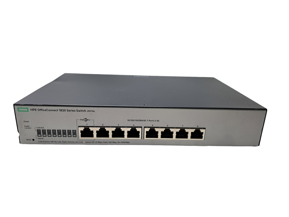 HP OfficeConnect 1820-8G 8 Port Gigabit Managed Layer 2 Switch J9979A