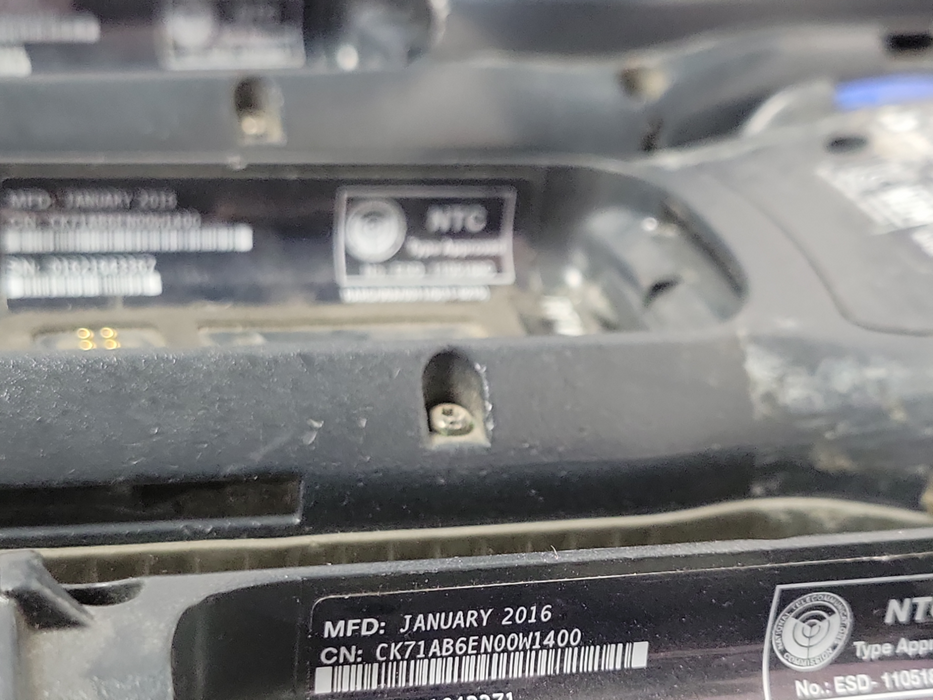 Lot of 9x Intermec/Honeywell CK71 SERIES Barcode scanners w/ Battery, READ _