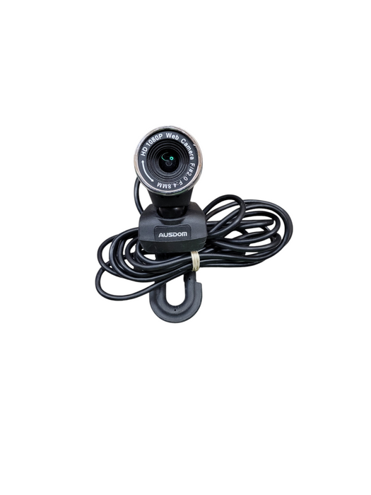 AUSDOM Full HD 1080P Wide Angle View Webcam with Anti-Distortion, AW615
