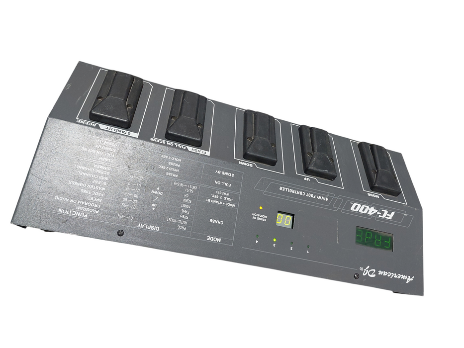 American DJ FC-400 4 Way Foot Controller for Lighting  =