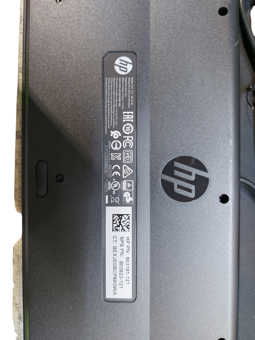 HP Slim USB Full Keyboard Black Sk-2120 803181-031