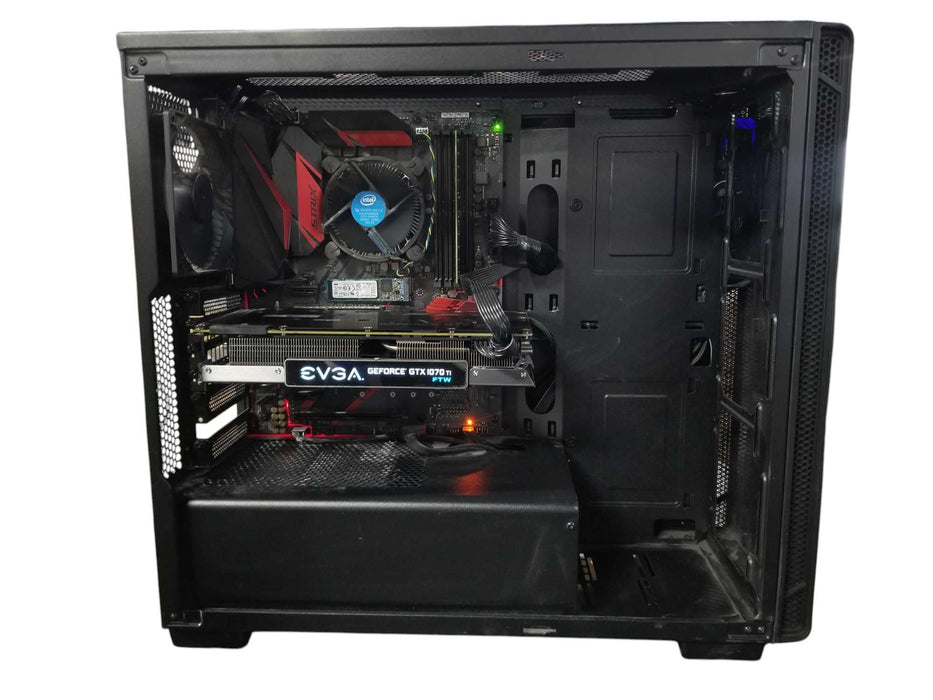 Custom PC Strix Z370-H Gaming, Core i7-8700, 16GB DDR4 GTX 1070Ti 256GB SSD