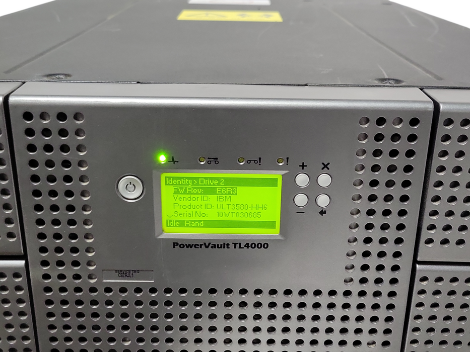Dell PowerVault TL4000 48-Bay 2x LTO6 FC 8Gb 2x PSU Tape Library _