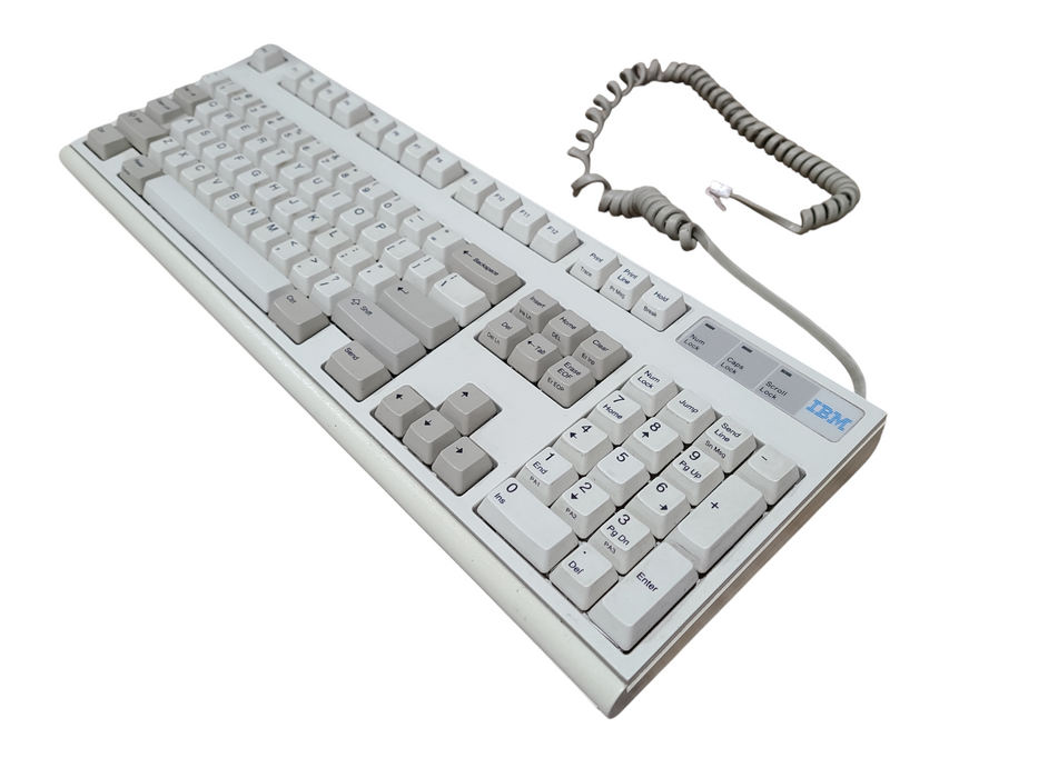 IBM Keyboard White VC/650 QWERTZ Layout 42H0468 RJ-Type Built 1997
