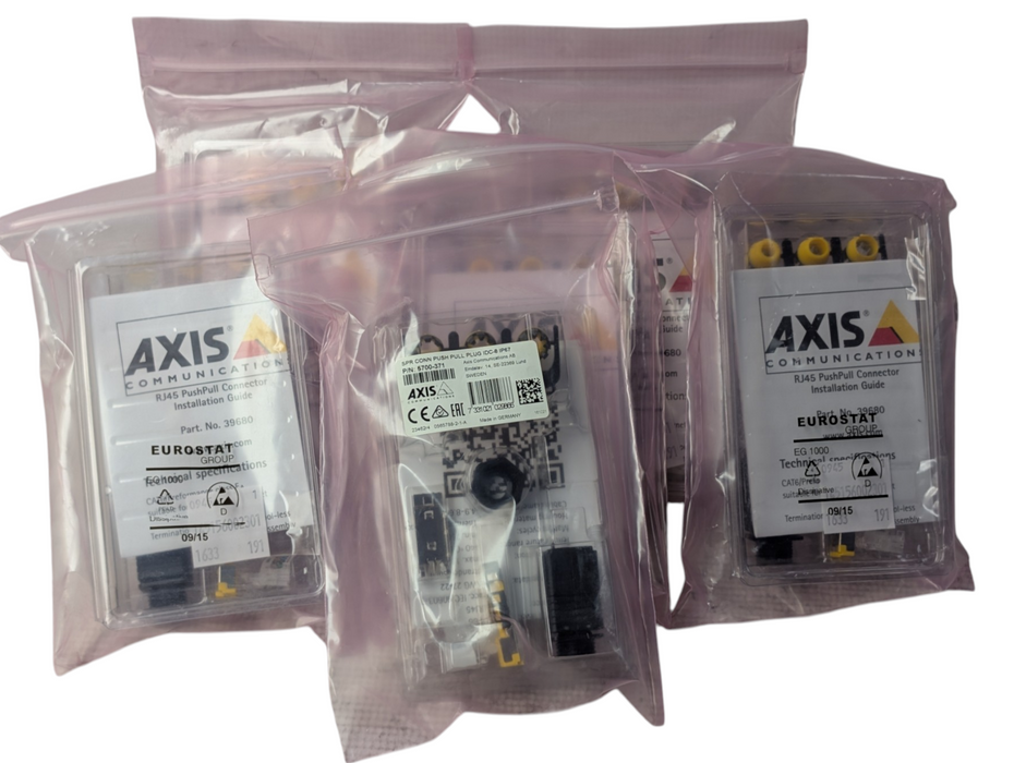 Lot of 6x NEW AXIS RJ45 PushPull Connector AXIS 39680 -