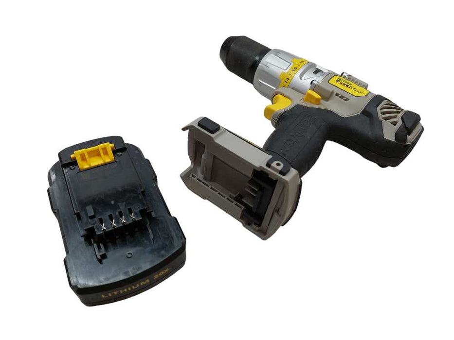 Stanley Fat Max 20V Litium Ion Drill with Battery ( No Charger )Model:FMC-620 =