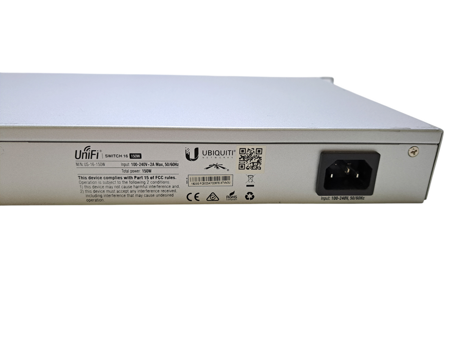 Ubiquiti UniFi US-16-150W | 16-Port Gigabit PoE Managed Switch )