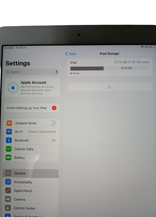 Apple iPad 7th Gen - 32GB - Silver [A2200] WiFi/Cellular
