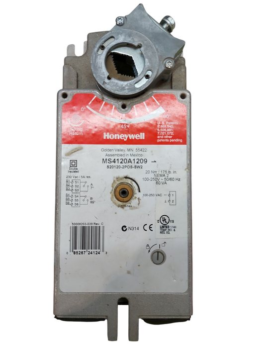 Lot 6x -Honeywell MS7520A2007, MS7520A1200 , MS7520A1209  Spring Return