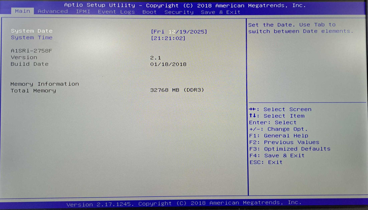 Supermicro A1SRi-2758F Router Server mITX Motherboard with 32GB ECC RAM )
