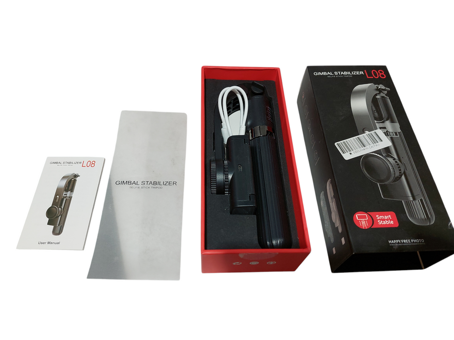 Gimbal Stabilizer L08 Selfie Stick Tripod  =