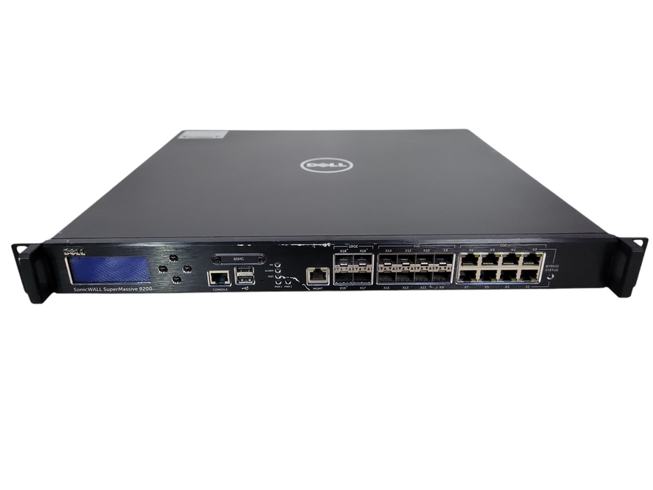 Dell SONICWALL SUPERMASSIVE 9200 HA Security Appliance Firewall !