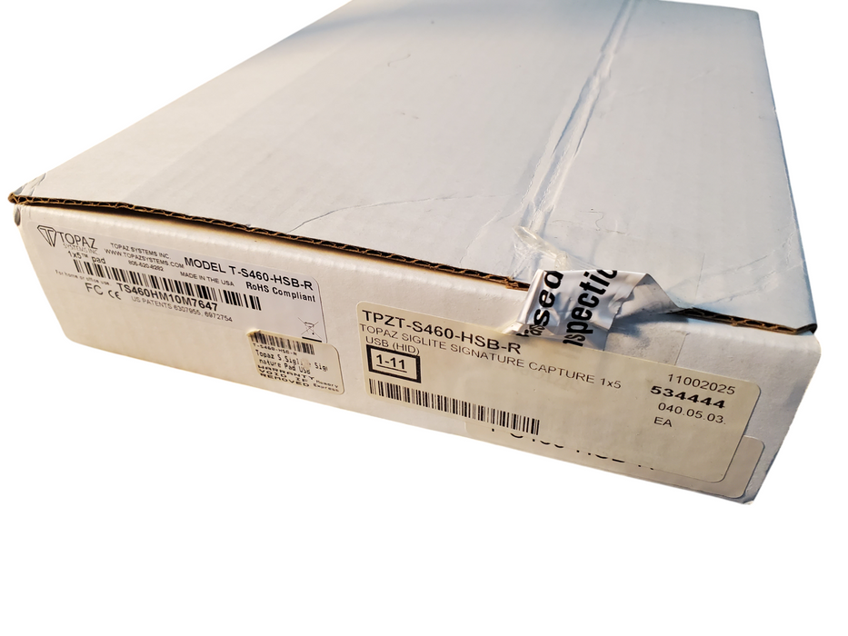 Topaz Systems SigLite T-S460-BSB-R Signature Capture 1x5 USB (HID)  Q