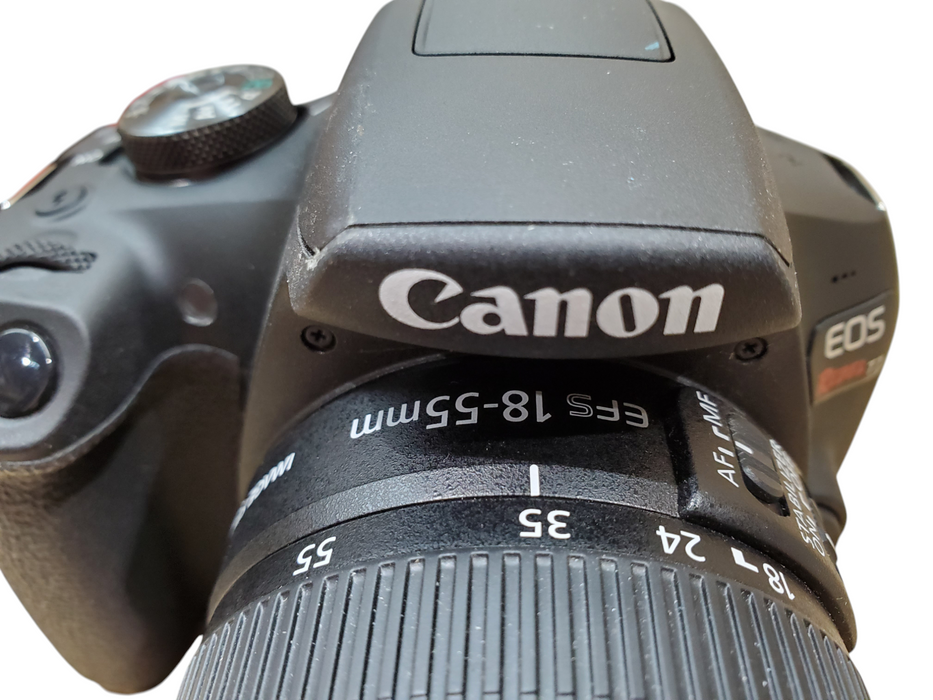 Canon EOS Rebel T7 24.1MP DSLR w/ Canon EFS 18-55mm Lens - No Battery