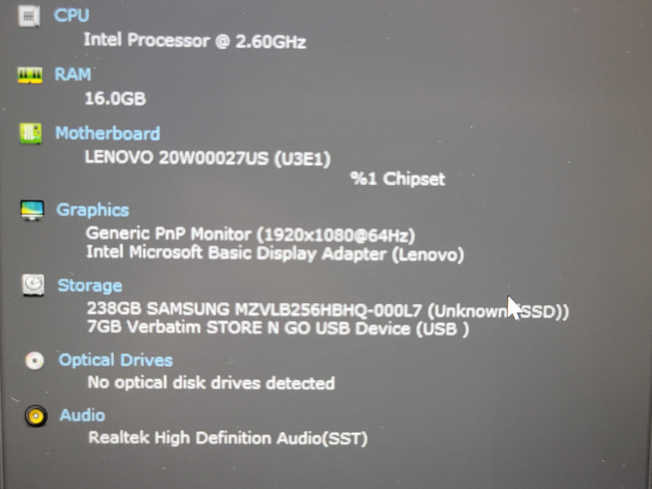 Lenovo ThinkPad T14 Gen 2 i5-1145G7 16GB DDR4 256GB NVMe β Lap200