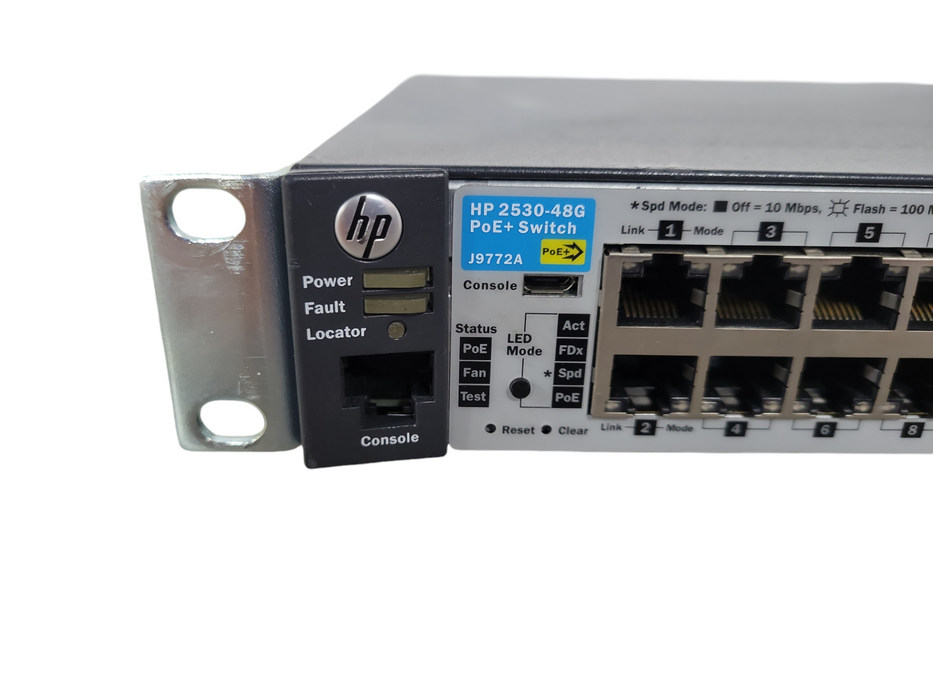 HP 2530-48G PoE+ J9772A 48 Port Gigabit PoE+ 4x SFP Network Switch !