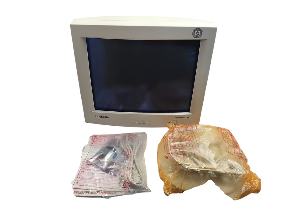 Samsung SyncMaster 750b 17" CRT Monitor Retro Open box $