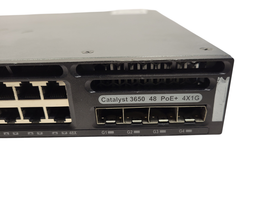 Cisco WS-C3650-48PS-E V02 | 48-Port Gigabit PoE+ Switch w/ 4x 1G SFP $