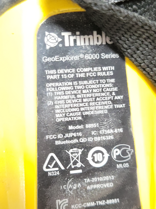Trimble Geo XH 3.5G Geoexplorer 6000 Series Modell 88951, PN: 88951-00, SEE _