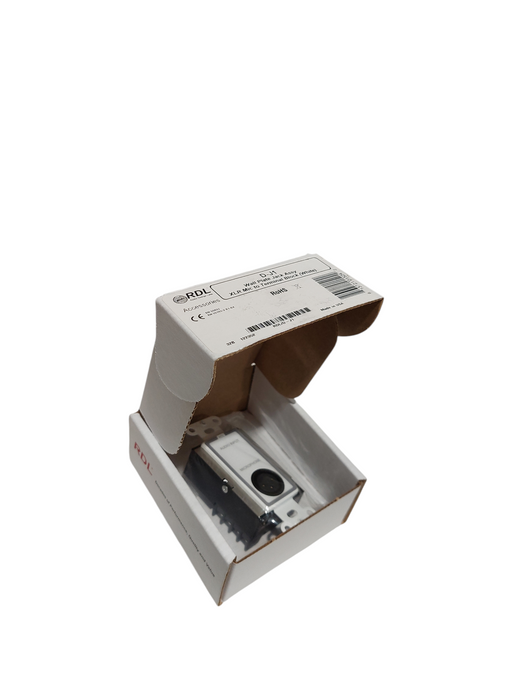RDL Model: D-J1 Wall Plate Jack Assy XLR Mic to Terminal Block ( white )  Q=