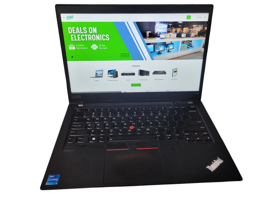 Lenovo ThinkPad T14 Gen 2 i5-1135G7 @2.40 16GB DDR4 256GB NVMe|READ!!  Lap200
