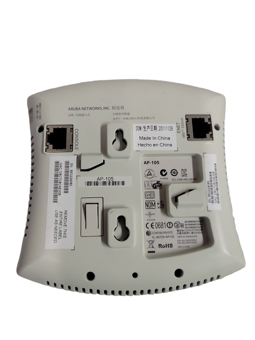 Aruba Wireless Access Point With Integrated Antennas 802.11n AP-105 Q%